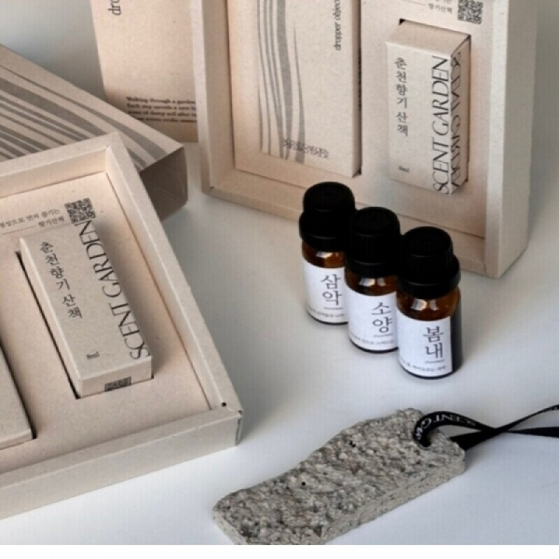 센트정원,춘천향기산책 소양 드롭퍼 디퓨저 오브제 세트